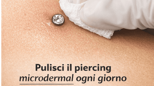 Come pulisco il piercing quotidianamente?