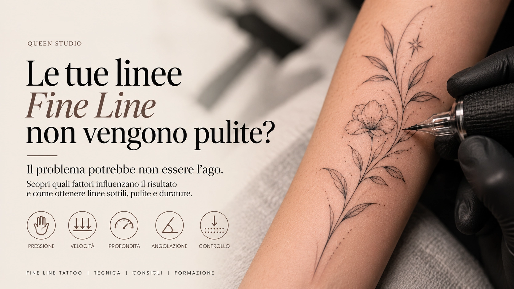Le tue linee Fine Line non vengono pulite? Il problema potrebbe non essere l’ago